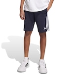 Shorts adidas Essentials 3-Stripes - Infantil AZUL ESCURO