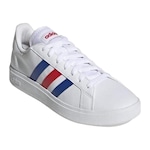 Tênis adidas Grand Court Base 2.0 - Masculino BRANCO/AZUL