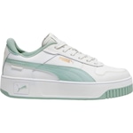 Tênis Puma Carina Street BDP - Feminino BRANCO/VERDE