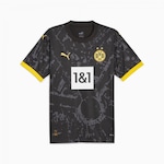 Camisa do Borussia Dortmund 23/24 Away Jersey Puma - Masculina PRETO/AMARELO