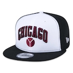 Boné Aba Reta New Era 950 Chicago Bulls City Edition - Snapback - Adulto PRETO