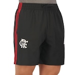 Bermuda do Flamengo adidas Dna - Masculino PRETO/VERMELHO