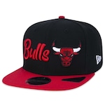 Boné Aba Reta New Era 9Fifty Orig.Fit Nba Chicago Bulls All Building - Snapback - Masculino PRETO