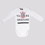 Body do Corinthians SPR Tu És Orgulho Branco - Infantil BRANCO