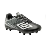 Chuteira de Campo Umbro Speed V - Infantil PRETO/CINZA/BRANCO