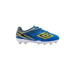 Chuteira de Campo Umbro Speed V - Infantil AZUL/AMARELO ESC