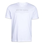 Camiseta New Era New York Yankees Minimal Label - Masculina BRANCO