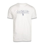 Camiseta New Era Slim Los Angeles Dodgers Golf Culture - Masculina Off White