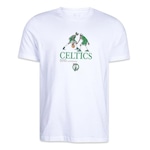 Camiseta New Era Boston Celtics Freestyle - Masculina BRANCO