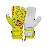 Luvas de Goleiro Poker Profissional Champion 7 Extended - Adulto AMARELO/BRANCO