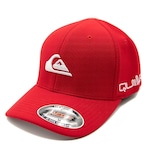 Boné Aba Curva Quiksilver Emb Big White - Fechado - Adulto VERMELHO