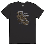 Camiseta Quiksilver Cali Surf Guide - Masculina PRETO