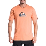 Camiseta Quiksilver Comp Logo Colors - Masculina LARANJA