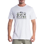 Camiseta Quiksilver Logo Print Sm24 - Masculina BRANCO