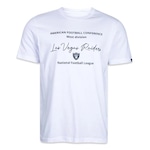 Camiseta New Era NFL Las Vegas Raiders Minimal Label - Masculina BRANCO