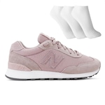 Tênis New Balance 515 V2 + 3 Pares de Meias - Feminino ROSA CLARO