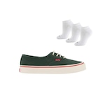 Tênis Redley Originals + 3 Pares de Meias - Unissex VERDE