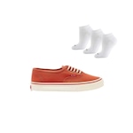 Tênis Redley Originals + 3 Pares de Meias - Unissex MARROM