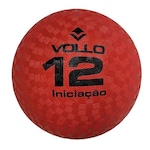 Bola de Iniciação Vollo 12 Matrizada Borracha - Infantil VERMELHO