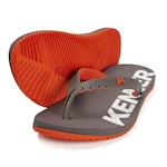 Chinelo Kenner Red - Masculino CINZA/LARANJA