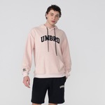 Blusão com Capuz Umbro College Concept - Unissex ROSA