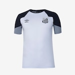 Camisa do Santos 2023 Concentração Umbro - Masculina CINZA