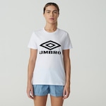 Camiseta Umbro Large Logo Duo - Feminina BRANCO