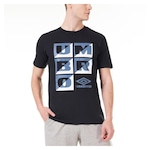 Camiseta Umbro Large Duo Square - Masculina PRETO