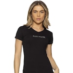 Camiseta Run More Athleisure - Feminina PRETO