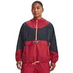 Jaqueta Under Armour Rush Woven Anorak - Feminina VERMELHO