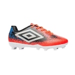 Chuteira Campo Umbro Cosmic - Adulto LARANJA/PRETO