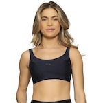 Top Fitness com Bojo Run More Essencial - Feminino PRETO