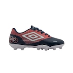 Chuteira de Campo Umbro Insight - Infantil AZUL ESC/LARANJA