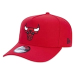 Boné Aba Curva New Era 940 A-Frame Chicago Bulls All Building - Strapback - Adulto VERMELHO