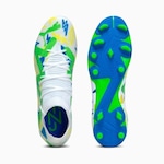 Chuteira Neymar Jr Puma de Campo Future Match - Adulto BRANCO/AZUL