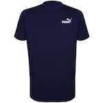 Camiseta Puma Ess Elevated - Masculina AZUL ESC/BRANCO