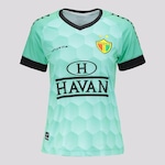 Camisa do Brusque Aquecimento 2022 Finta - Feminina VERDE