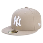 Boné Aba Reta New Era 59Fifty New York Yankees Classic - Fechado - Adulto MARROM CLARO