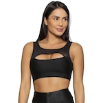 Top Fitness com Bojo Run More Sculpt - Feminino PRETO