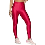 Calça Legging Run More Shine Tule - Feminina ROSA ESCURO