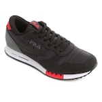 Tênis Fila Jogger Euro Sport - Masculino PRETO/VERMELHO