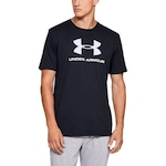 Camiseta Under Armour Sportstyle Logo - Masculina PRETO