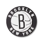 Jibbitz Nba Brooklyn Nets Unico - Unissex BRANCO