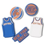 Jibbitz Nba New York Knicks - 5 Unidades - Unissex BRANCO