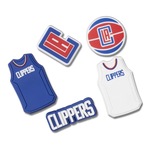 Jibbitz Nba Los Angeles Clippers - 5 Unidades - Unissex BRANCO