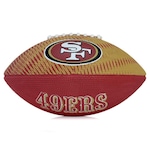 Bola de Futebol Americano Wilson Nfl Team Tailgate San Francisco - Infantil VERMELHO