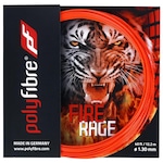 Corda para Raquete de Tênis Polyfibre Fire Rage 16L 1.30mm - Set Individual LARANJA