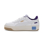 Tênis Puma Carina Street Bdp - Unissex BRANCO/AMARELO CLARO