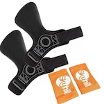 Luvas para Academia Skyhill Hand Grip Cf Cross Training Skyhill + Munhequeira - Adulto LARANJA