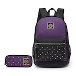 Kit Mochila Polo One Organizador + Estojo - Infantil ROXO